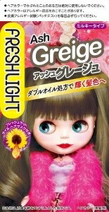 6～10個書き割り まとめ買いヘンケルジャパン 生新しいともし火 ミルキー髪の毛色合い アッシュグレージュ 黒髪用髪の毛色合い 髪の毛色合い 髪の毛世話をする ASｸﾞﾚｰg 40g+80ml