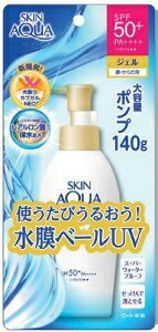 6～10個仕掛ける まとめ買いロート製薬 スキンアクア スーパーモイスチャージェル 揚水機  UVとり捨てる 日やけ打ちきり サンケア UV世話をする 人はだ世話をする ｼﾞｪﾙﾎﾟﾝﾌﾟ 140g