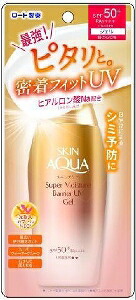 6～10個仕掛ける まとめ買いロート製薬 スキンアクア スーパーモイスチャーバリアUVジェル UVとり捨てる 日やけ打ちきり サンケア UV世話をする 人はだ世話をする ﾊﾞﾘｱUVｼﾞｪﾙ 100g