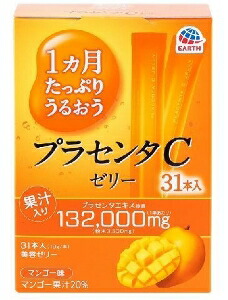6～10個仕掛ける まとめ買いアース製薬 1カ月たっぷりうるおうプラセンタCゼラチン 31本 平衡にする滋養分食料雑貨類 滋養分助けること食料雑貨類 滋養分ドリンク 思わしい食料雑貨類 31P