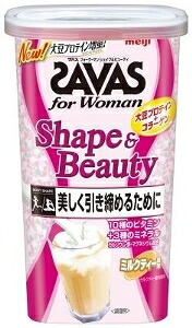 6～10個セット まとめ買い 明治 ザバス フォーウーマン シェイプ&ビューティ ミルクティー風味 プロテイン 栄養補助食品 栄養ドリンク 健康食品 231g