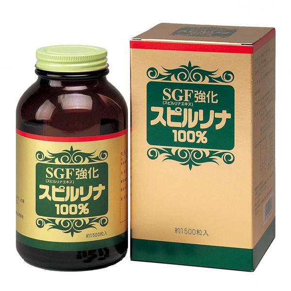 6～10個書き割り まとめ買いSGF強化因子 スピルリナ100％ 50日分(1500粒) スピルリナエキス
