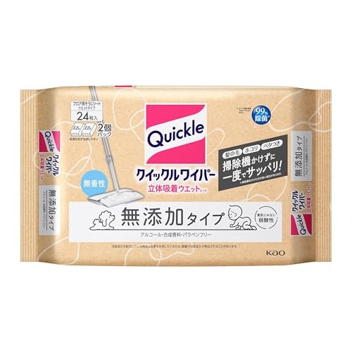 6～10個仕掛ける まとめ買い名取り草 クイックルワイパー 立体へばり着く 情の籠もった腰かけ 無足し加える手合い 24枚入