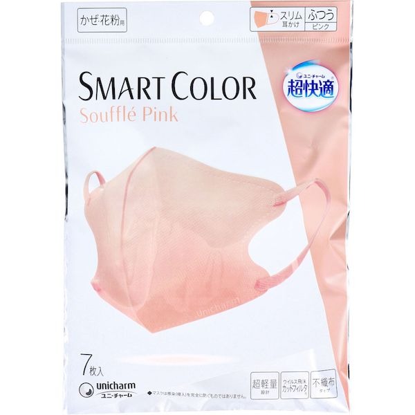 6～10個仕掛ける まとめ買いユニ・チャーム 超好いたらしい恍ける SMART COLOR 自然的ベージュ 大きめ 7枚入