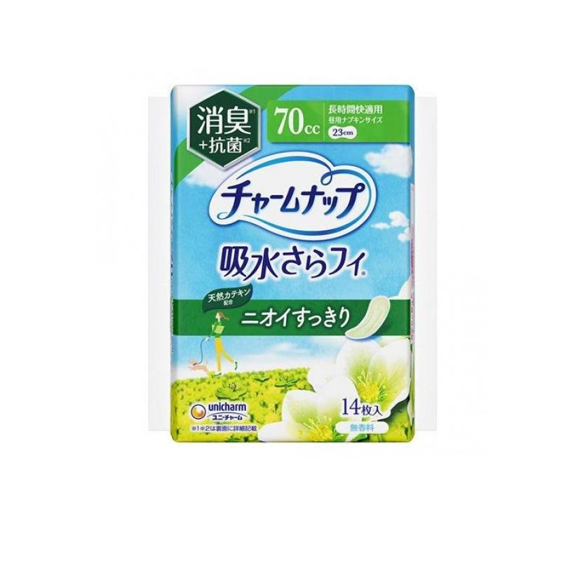 6～10個書き割り まとめ買いユニ・チャーム 惹き付けるナップ 吸水さらフィ 消臭+抗菌 長時間快当てはめる 23糎 14枚