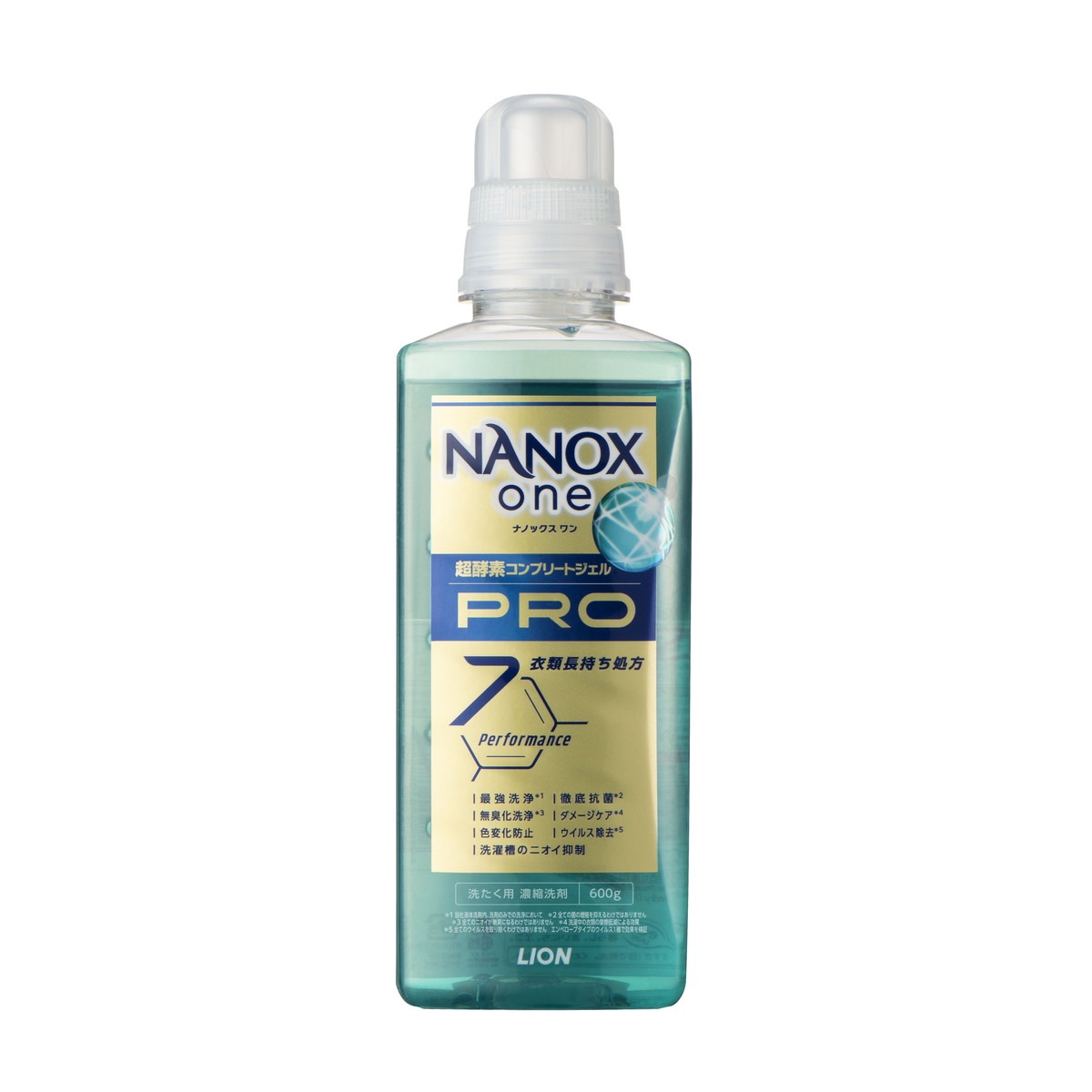 6～10個セット まとめ買い ライオン NANOX one PRO 本体 大 洗濯用洗剤 600g