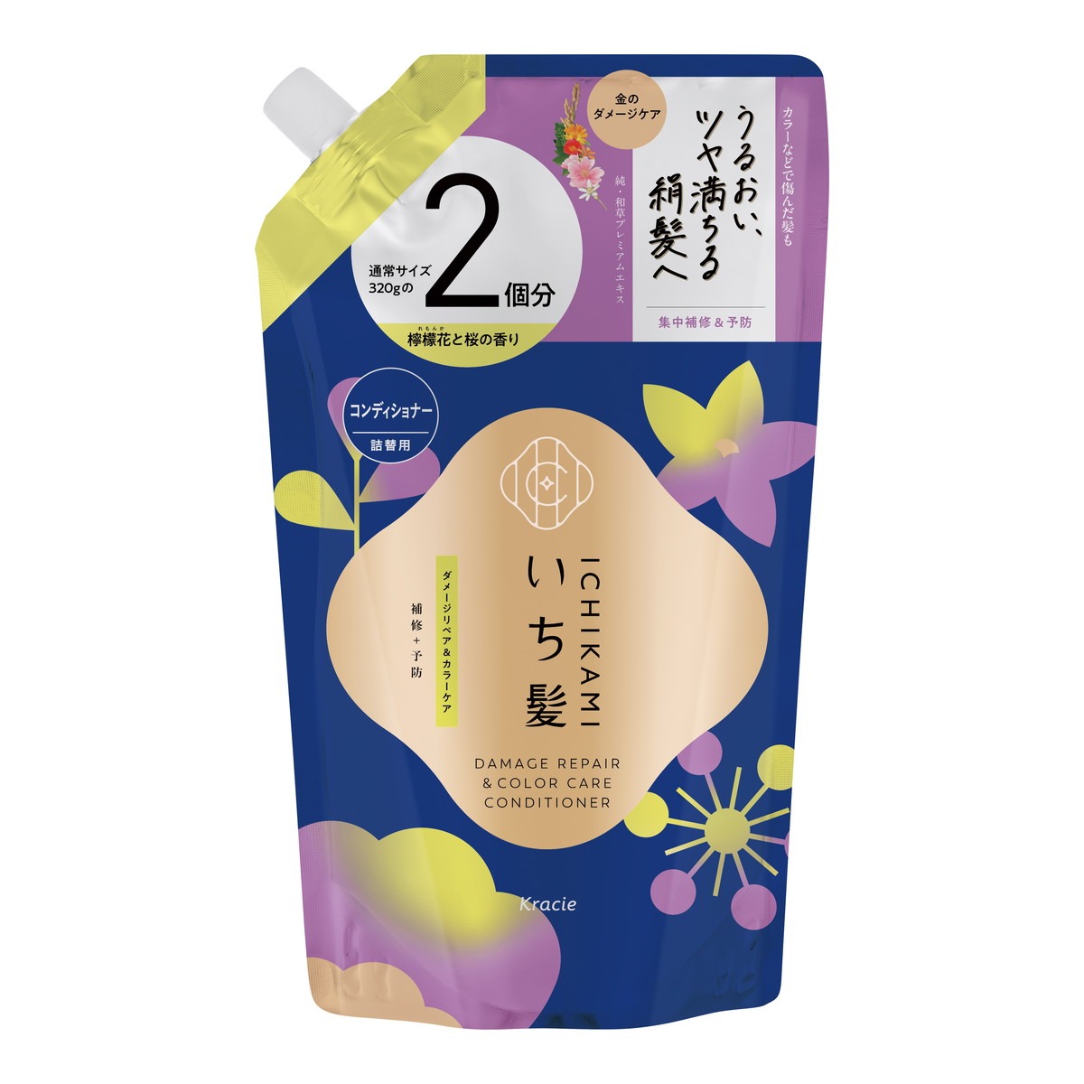 6～10個仕掛ける まとめ買い いち髪 ダメージリペア＆色合い世話をする コンディショナー 詰め替え 大電気容量 640g ヘアケア・スタイリング-美容・コスメ・香水