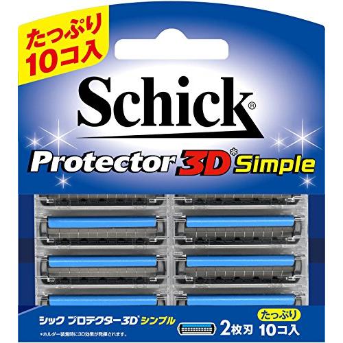 6～10個セット まとめ買い シック プロテクター３Ｄシンプル替刃 10個｜NicoBase