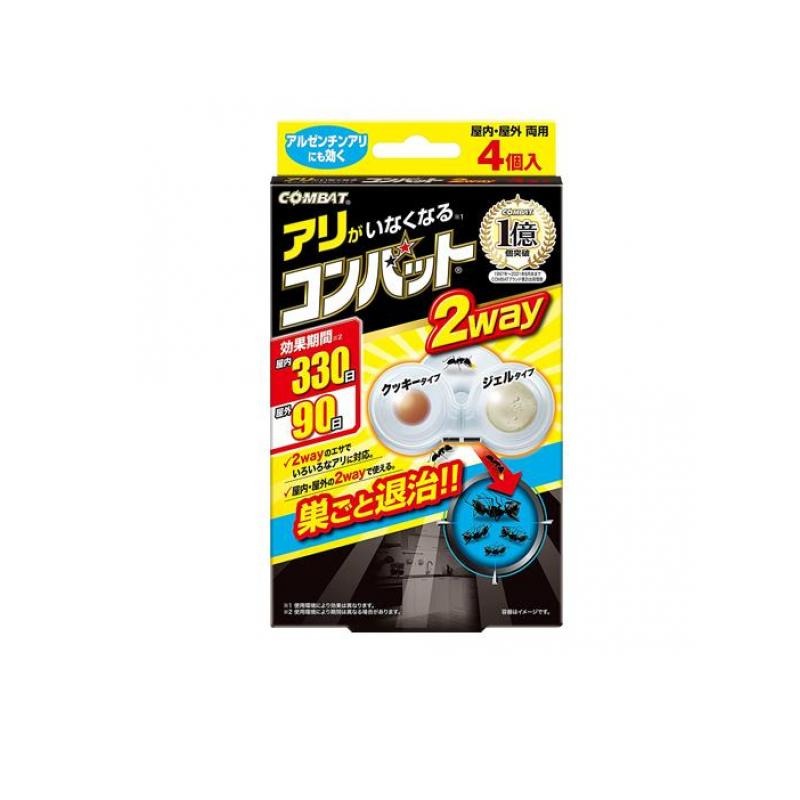 6～10個仕掛ける まとめ買い KINCHO 蟻がいなくなる武装戦闘2way 蟻用根こそぎ剤 4個入