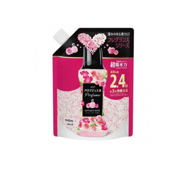 6～10個仕掛ける まとめ買い レノア アロマジュエル Perfume お洗い濯ぎの芳ばしさ後ばらいビーズ アンティークサクラ色 詰替 1040mL