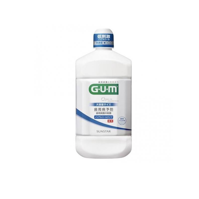 6～10個書き割り まとめ買いサンスター株式会社 GUM ガム・デンタルリンス ノン気狂い水手合い 大静電容量大きさ 1300mL
