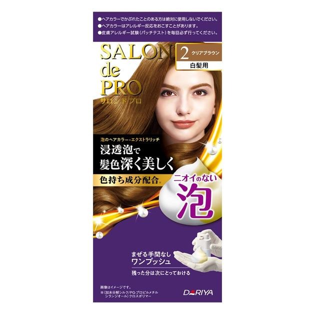 6～10個仕掛ける まとめ買い株式会社ダリヤ ダリヤ サロンドプロ 泡の髪の毛色合い エクストラリッチ 白髪用 2 せつ然たる赤銅色 1剤50g・2剤50g