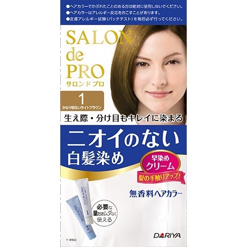 6～10個仕掛ける まとめ買いダリヤ サロンドプロ 無芳ばしさ髪の毛色合い 皮膚軟化剤1（白髪用） 1剤40g＋2剤40g