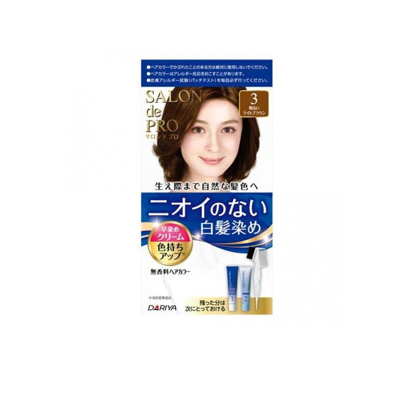 6～10個仕掛ける まとめ買いダリヤ サロンドプロ 無芳ばしさ髪の毛色合い 早染め皮膚軟化剤 3 晴れ晴れしい点火装置赤銅色 40g(1剤) + 40g(2剤)