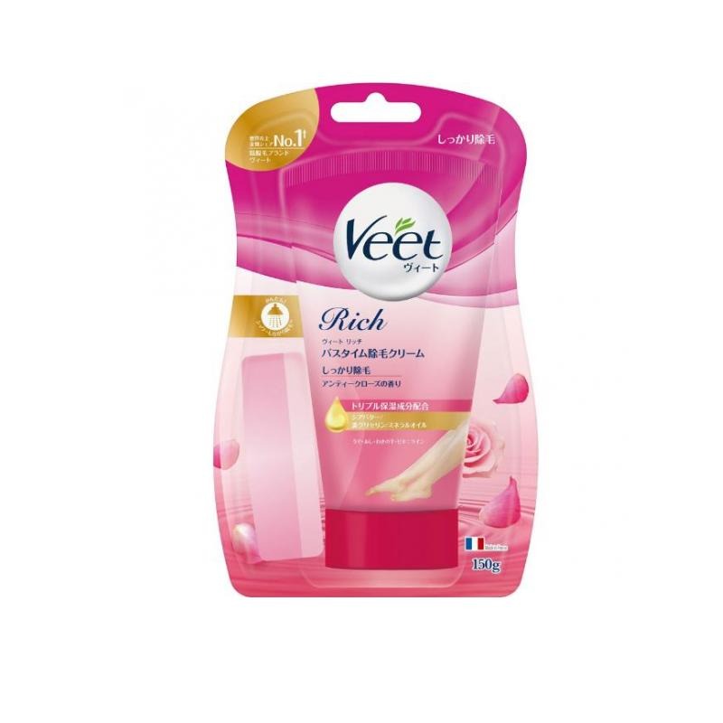 6～10個書き割り まとめ買いレキットベンキーザージャパン Veet ヴィート リッチバスタイム 除毛皮膚軟化剤 しっかり除毛 150g