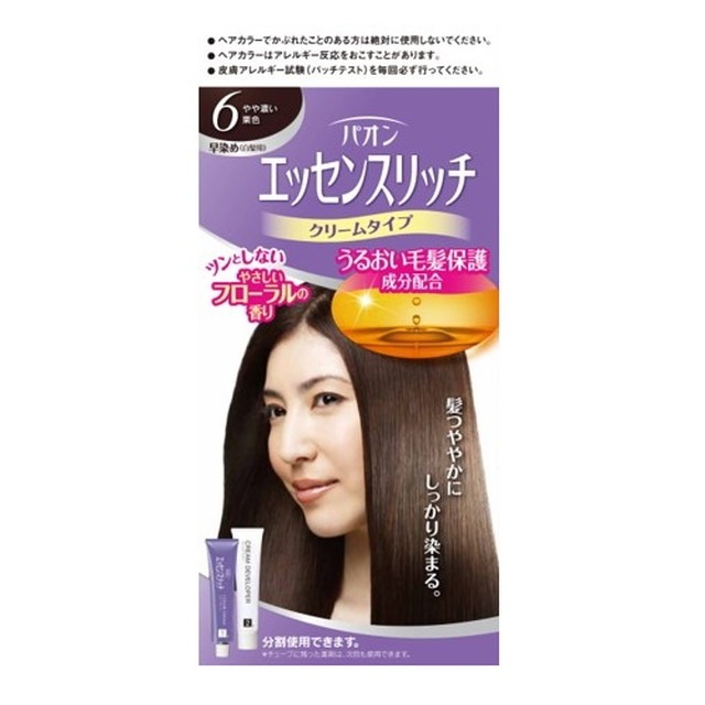 6～10個セット まとめ買い シュワルツコフ ヘンケル パオン エッセンスリッチ クリームタイプ 6 やや濃い栗色 40g+40g