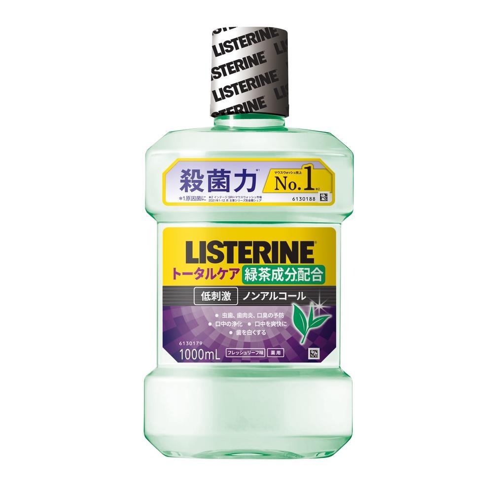 6～10個仕掛ける まとめ買いジョンソン＆ジョンソン株式会社 ジョンソン\u0026ジョンソン 薬用 リステリン 総締め世話をする 緑であること紅茶 ノン気狂い水 1000ml
