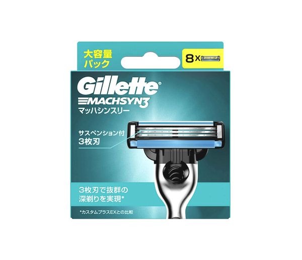6～10個セット まとめ買いジレット マッハシンスリー 替刃 り 8コ入り｜NicoBase