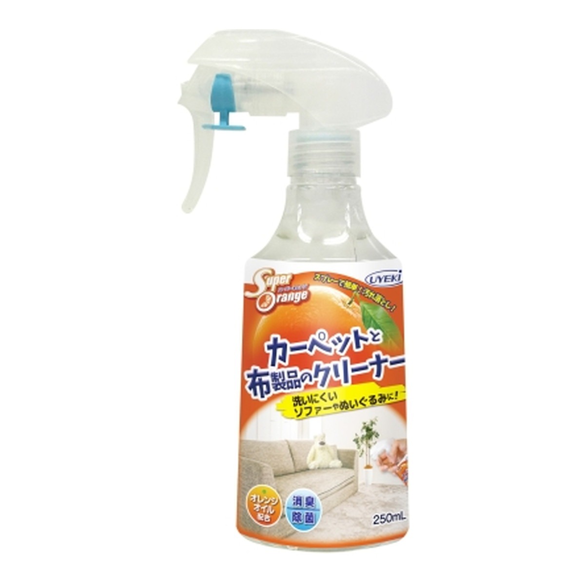 6～10個セット まとめ買いUYEKI スーパーオレンジ カーペットと布製品のクリーナー 250ml｜NicoBase