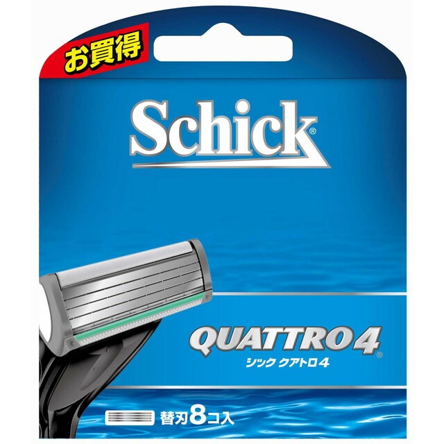 6～10個セット まとめ買い シック・ジャパン シック クアトロ4 替刃 8個入
