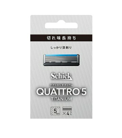 6~10個セット まとめ買いシック・ジャパン シック クアトロ5 チタニウム 替刃 4個入|NicoBase