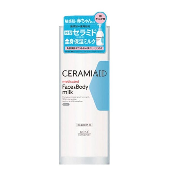 6～10個仕掛ける まとめ買いコーセーコスメポート株式会社 コーセーコスメポート セラミエイド 薬用 素はだ牛乳 250ml