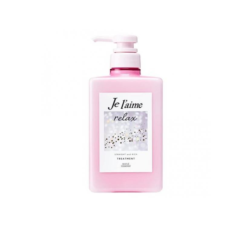 6～10個セット まとめ買い コーセー ジュレーム リラックス ミッドナイトリペア ヘアトリートメント ストレート&リッチ 480ml