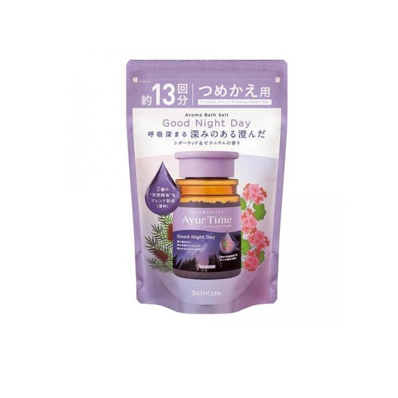 6～10個仕掛ける まとめ買いバスクリン アーユルタイム グッドナイトデイ 詰め替え用 520g