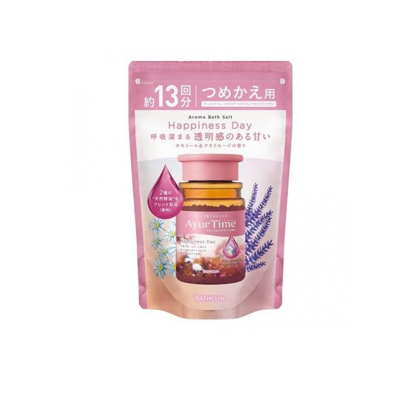 6～10個仕掛ける まとめ買いバスクリン アーユルタイム ハピネスデイ 詰め替え用 520g
