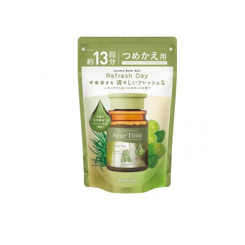 6～10個仕掛ける まとめ買いバスクリン アーユルタイム リフレッシュデイ 詰め替え用 520g