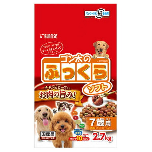 6～10個セット まとめ買い 株式会社 マルカン ゴン太のふっくらソフト ７歳以上用 2.7kg