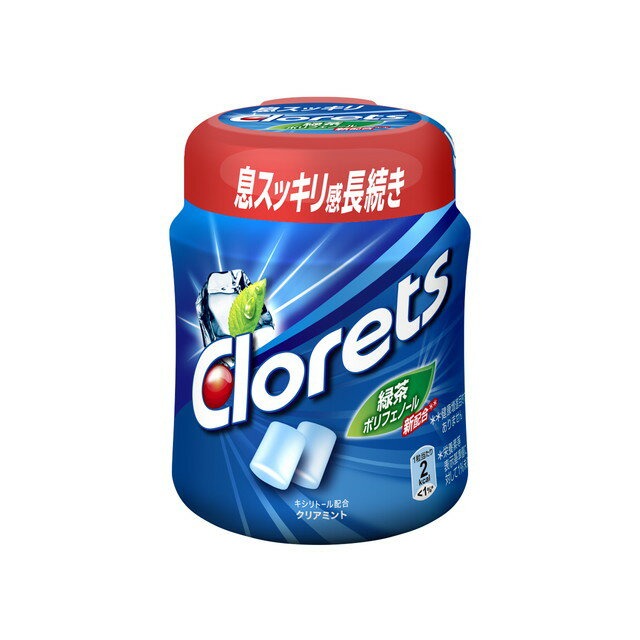 6～10個セット まとめ買い モンデリーズ・ジャパン クロレッツXP クリアミントボトル 粒 140g