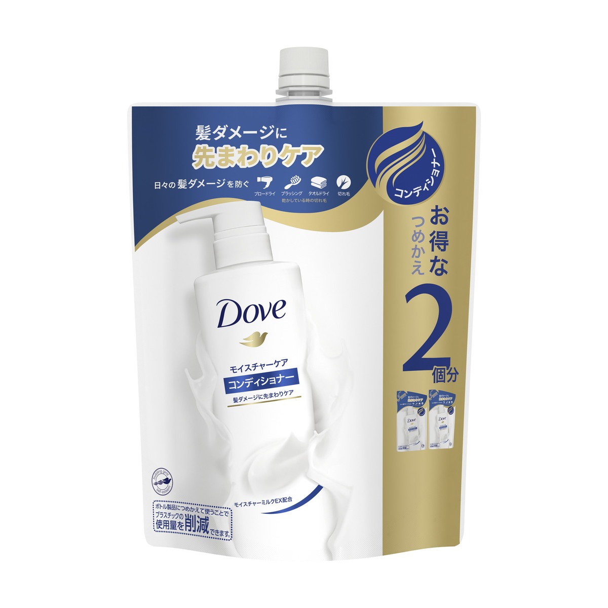 6～10個セット まとめ買い ユニリーバ・ジャパン株式会社 ダヴ モイスチャーケア コンディショナー 詰替 700g 6,751円