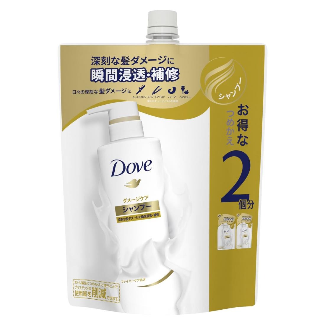 6～10個セット まとめ買い ユニリーバ・ジャパン株式会社 ダヴ ダメージケア シャンプー 詰替 700g