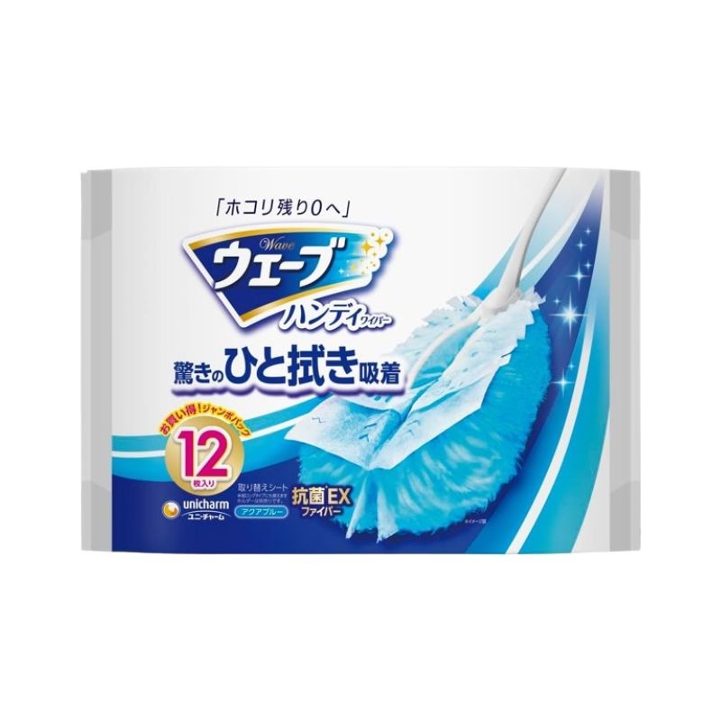6～10個セット まとめ買い ユニ・チャーム ウェーブ ハンディワイパー用 取り替えシート 12枚