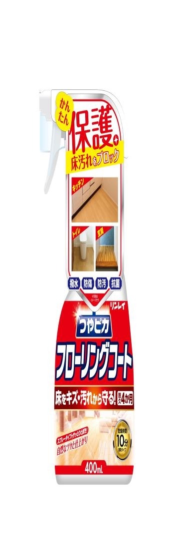 6～10個書き割り まとめ買いリンレイ つやピカフローリングコート 400mL