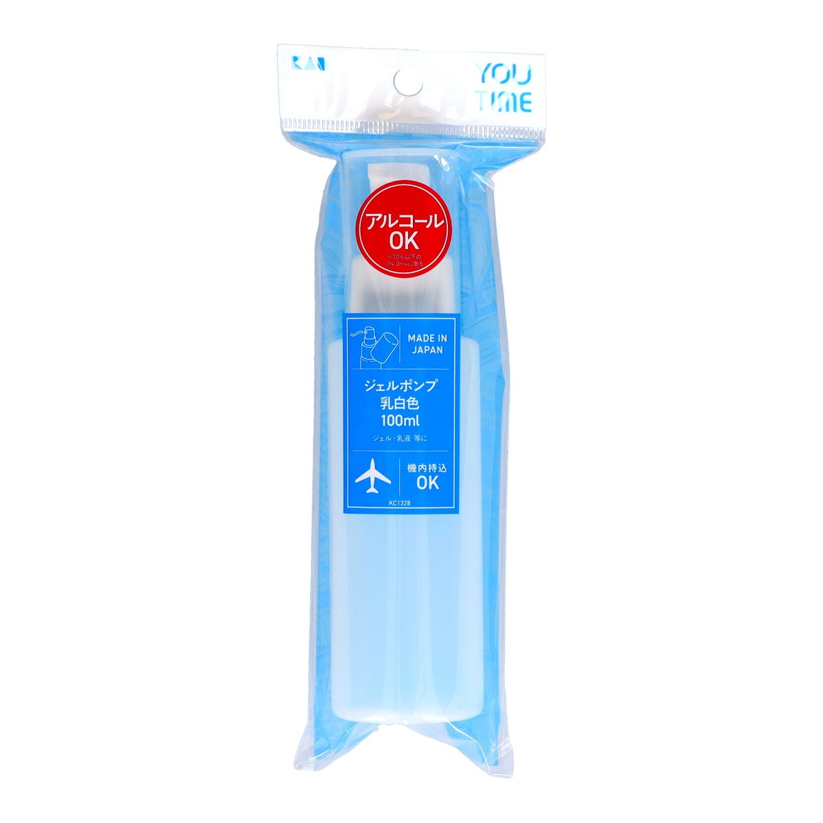 6～10個仕掛ける まとめ買い貝印株式会社 YOUTIME 貝印 ジェルポンプ オパール 100ml
