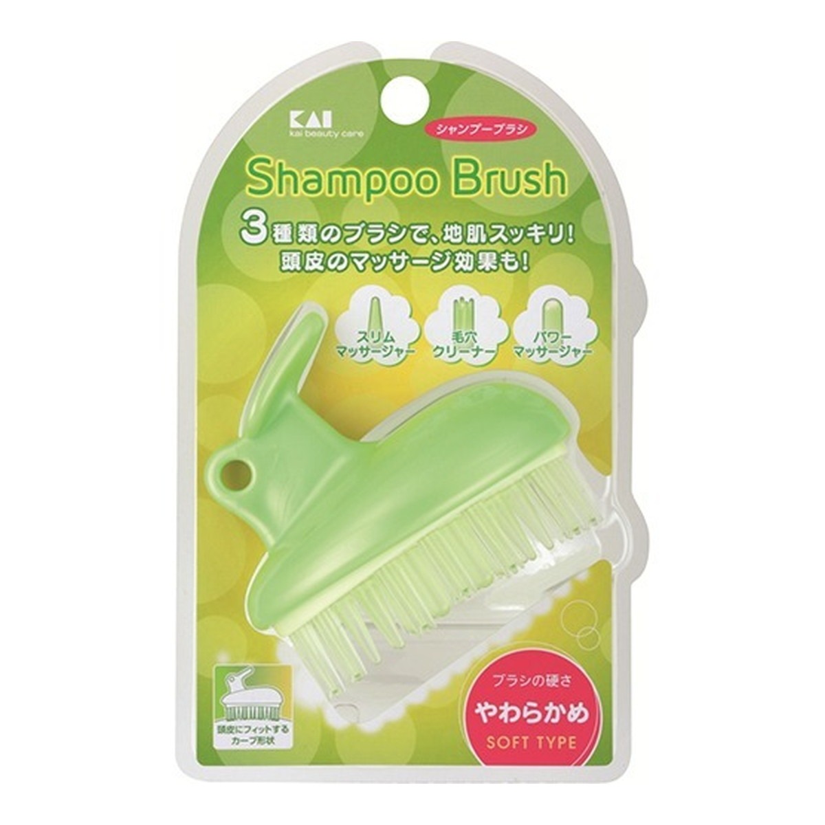 6～10個仕掛ける まとめ買い貝印 シャンプー毛はらい HB-1204 1個