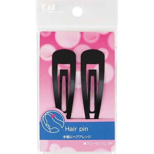6~10個セット まとめ買い 貝印 スタンダードセレクション スリーピンLL ブラック HL0143 2個