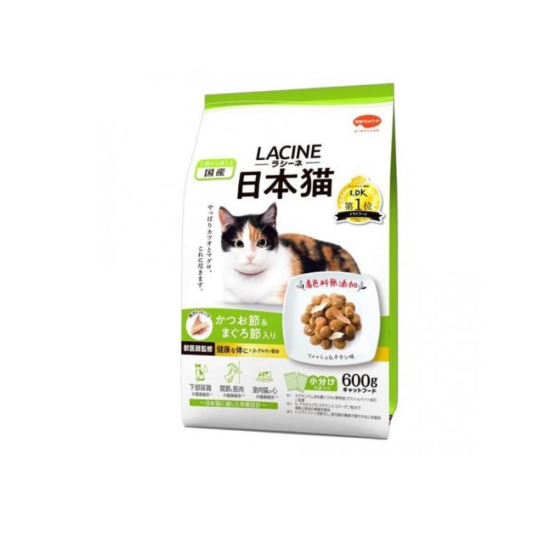 6～10個セット まとめ買い 日本ペットフード株式会社 ラシーネ キャットフード 日本猫 フィッシュ 600g 7,377円