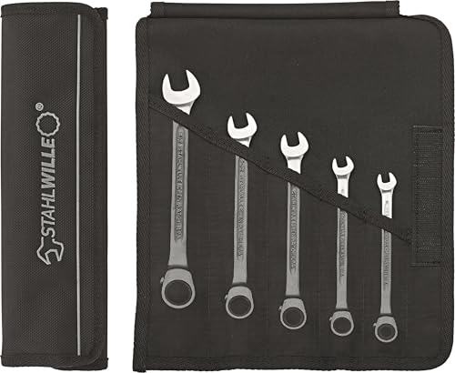 STAHLWILLE スタビレー 5点組 ラチェットコンビネーションレンチセット 17/5｜nicobeststore