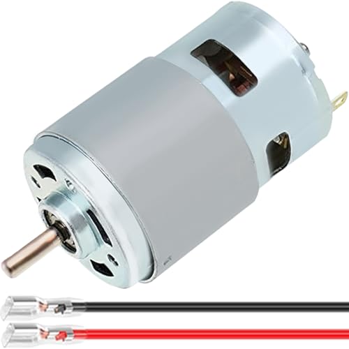 【楽天市場】JYUDAUFU 775マイクロモーターDC 12V 10000RPM 24V 20000RPMの電気二重ボールベアリングの高い ...