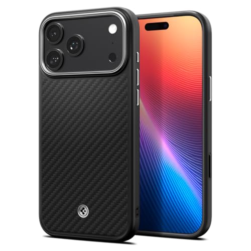 Spigen 打ち立てる18年の科学技術力 iPhone 17 Pro Max 容れもの MagSafe相応う カメラコントロールボタン相応う 引っ敷き 米軍MI