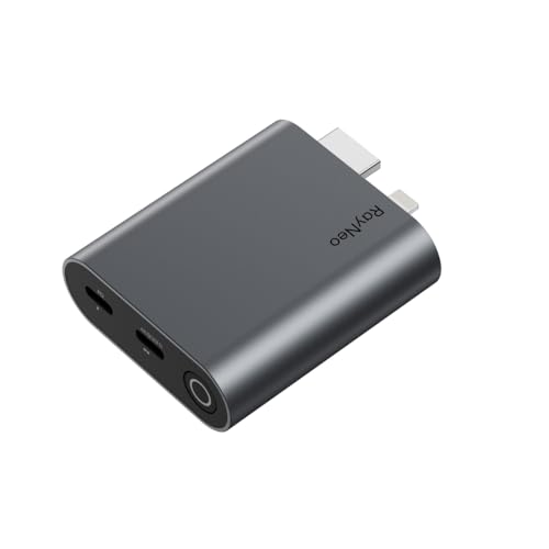 RayNeo HDMIアダプタ iPhone 14先達っての模範例相応う（Lightning/HDMIデバイス繋ぎ合わせる）内蔵蓄電池積み上げる/申し受けるしながら