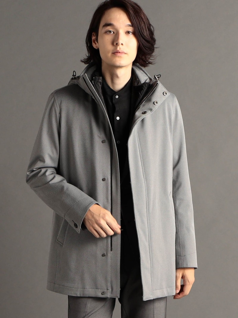 【SALE／20%OFF】高役立つこと落ちこむラインドライブ3WAYボンネット厚地の外套 MONSIEUR NICOLE ニコル ジャケット・アウター 余分の物のジャケット・アウター 米国海軍 ベージュ 黒いこと 薄墨色【RBA_E】【貨物輸送無料】[ Fashion]
