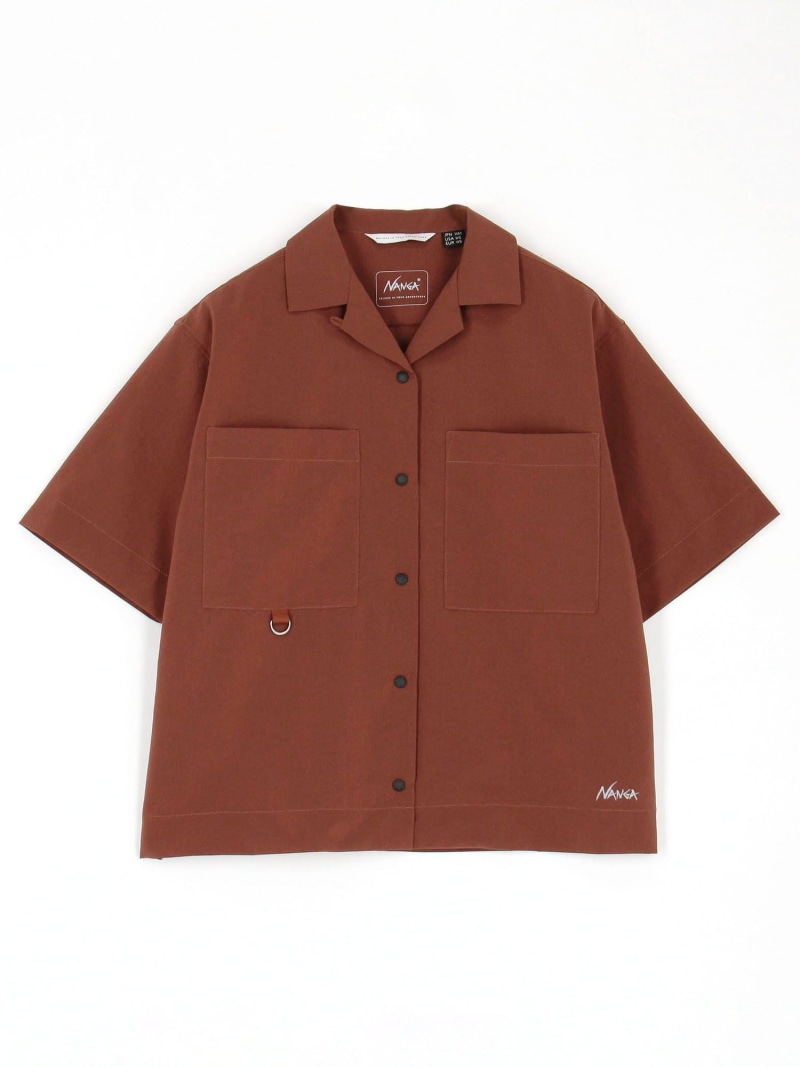 NANGA ナンガ シャツ スプリングストライプシャツ レディース アウトドア 半袖 N2501-1J508B nng00000004089-01.jpg