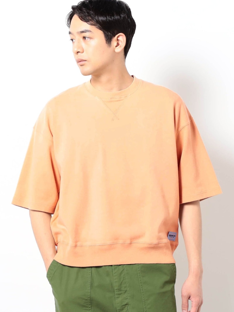BROOKLYN OVERALL スムースフェード加工Tシャツ Grand PARK NICOLE ニコル トップス カットソー・Tシャツ オレンジ グレー ブルー【送料無料】[ Fashion]