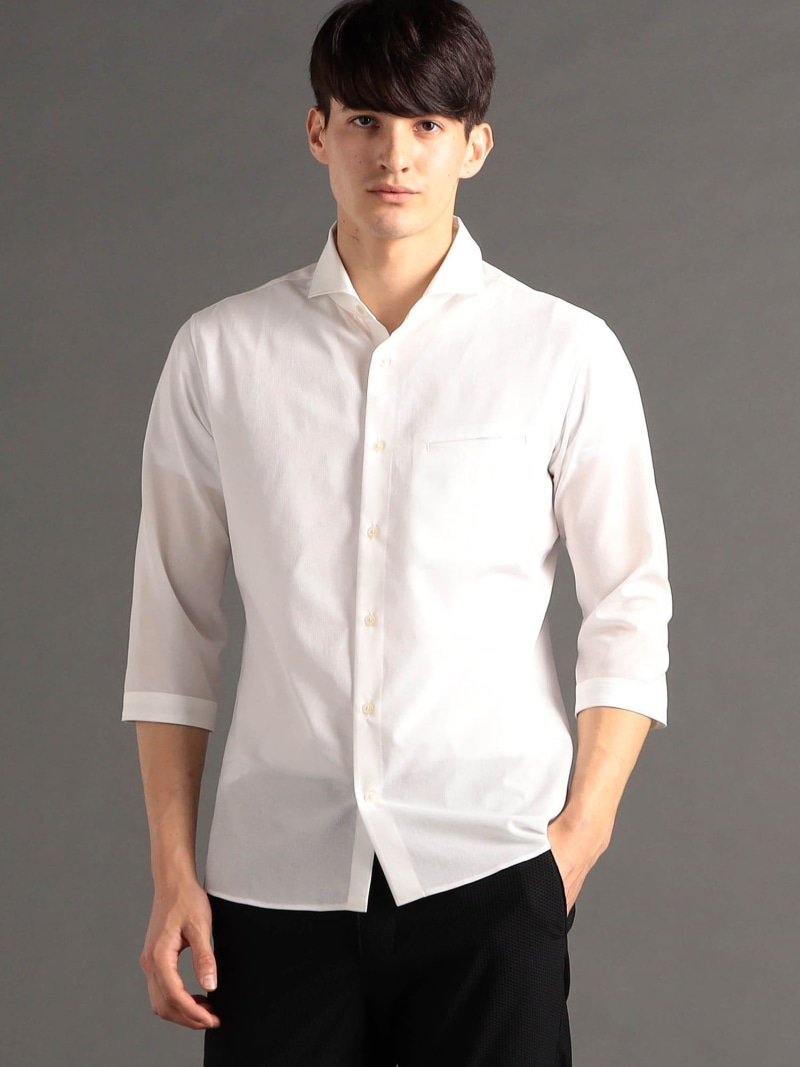 楽天市場】MONTI ホワイトドビー ドレスシャツ MONSIEUR NICOLE ニコル