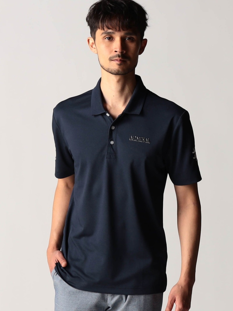 【Admiral別注】ポロシャツ NICOLE CLUB FOR MEN ニコル トップス ポロシャツ ホワイト ブラック ネイビー レッド【送料無料】[ Fashion]｜NICOLE