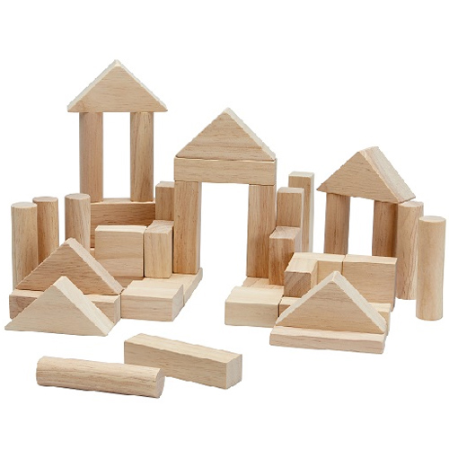 【楽天市場】プラントイ ユニットブロック40 ナチュラル 積み木 ブロック 誕生日 誕生日プレゼント 木のおもちゃ 1歳 2歳 3歳 木製